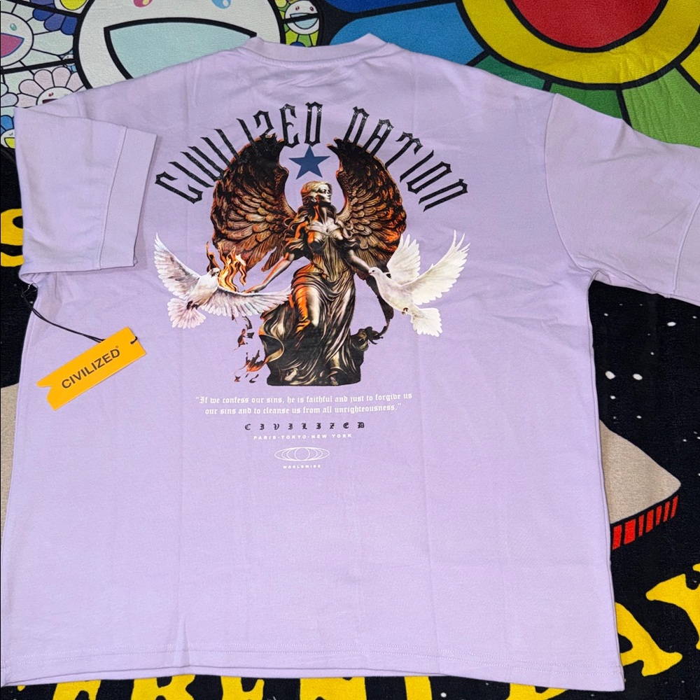 Civilized
Civilized Mens Lowless Oversized Redemption CrewNeck Color Lilac
